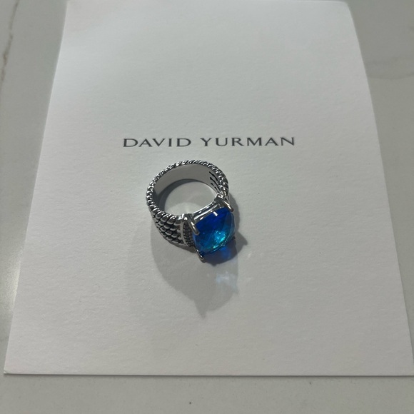 DAVID YURMAN Wheaton Blue Topaz Ring - Picture 8 of 14